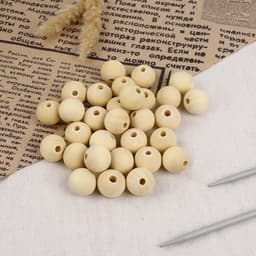 Набор бусин для макраме «Круг», d=20 мм, 30 шт.