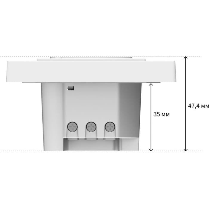 Умная розетка Aqara Wall Outlet H2 EU, белая, WP-P01D