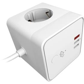 Умная розетка Digma DiPlug Cube 1 EU, Wi-Fi, белая (DPC13S)