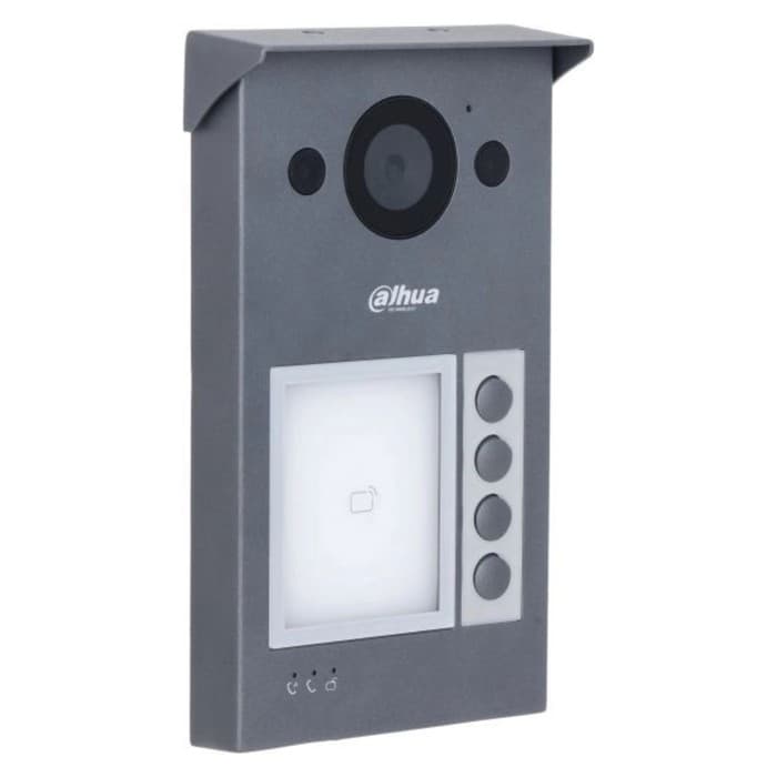 Видеопанель Dahua DHI-VTO3311Q-WP, цветной сигнал CMOS, серая