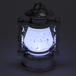 Фонарь кемпинговый «Керосинка», 3 Вт, 2 режима, от батареек 3×ААА, 15×8×8 см, серебряный