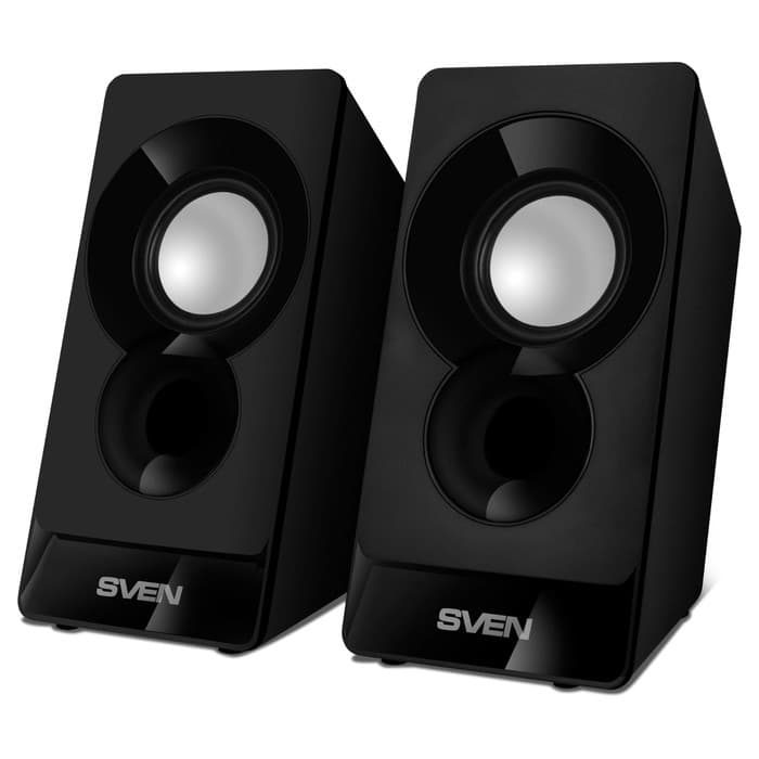 Колонки Sven 300, формат акустики 2.0, 6 Вт, USB, чёрные