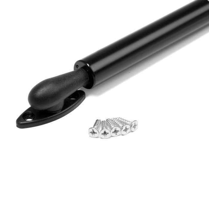 Газовый лифт ТУНДРА GG100BL, 100N, с доводчиком, черный, 2 шт. TMP