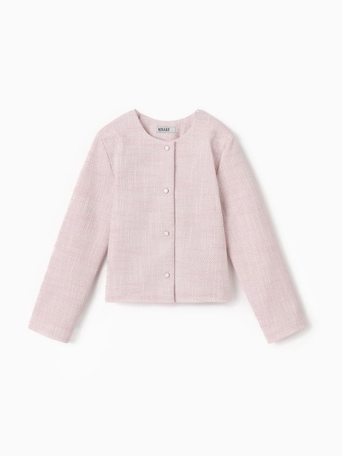 Жакет для девочки, MINAKU :Party Dress, цвет розовый, рост 152 см