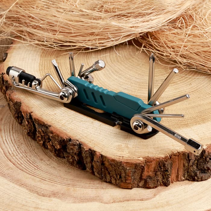 Мультитул с шестигранниками и ключами 21 см