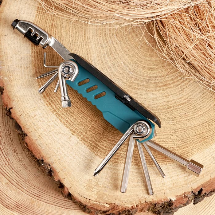 Мультитул с шестигранниками и ключами 21 см