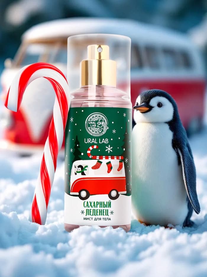 Мист для тела «Автобус», 88 мл, аромат сахарного леденца, URAL LAB