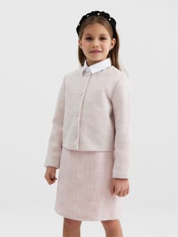 Жакет для девочки, MINAKU :Party Dress, цвет розовый, рост 128 см