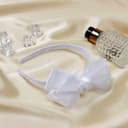 Ободок для волос Выбражулька «Школьница», классик, 1 см, белый