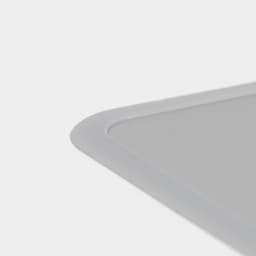 Коврик для сушки посуды Доляна «Шилдон», силикон, 39.5×30×0.1 см, серый