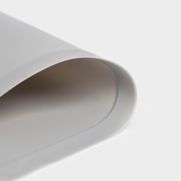 Коврик для сушки посуды Доляна «Шилдон», силикон, 39.5×30×0.1 см, серый