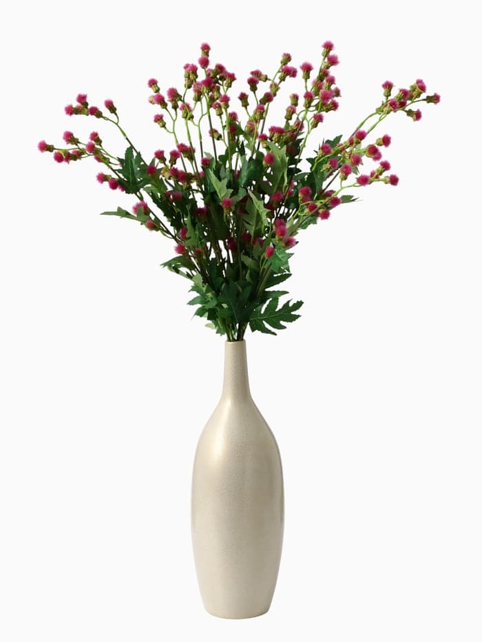 Цветы искусственные «Мимоза садовая люкс», h=60 см, сиреневые