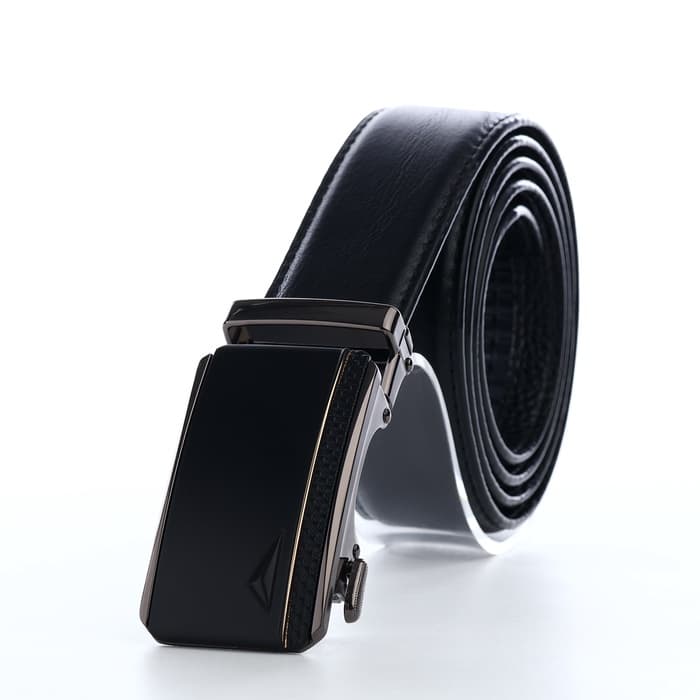 Ремень мужской, ширина 3.6 см, пряжка автомат, чёрный