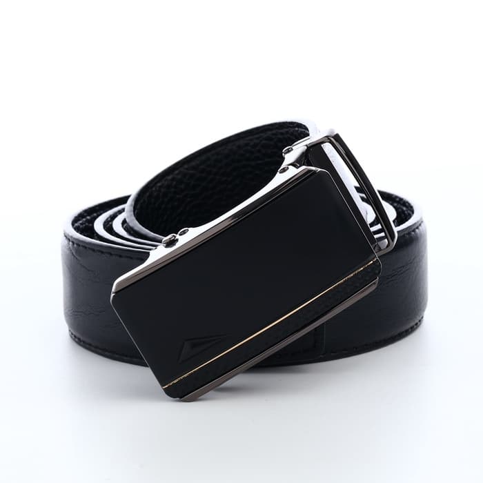 Ремень мужской, ширина 3.6 см, пряжка автомат, чёрный