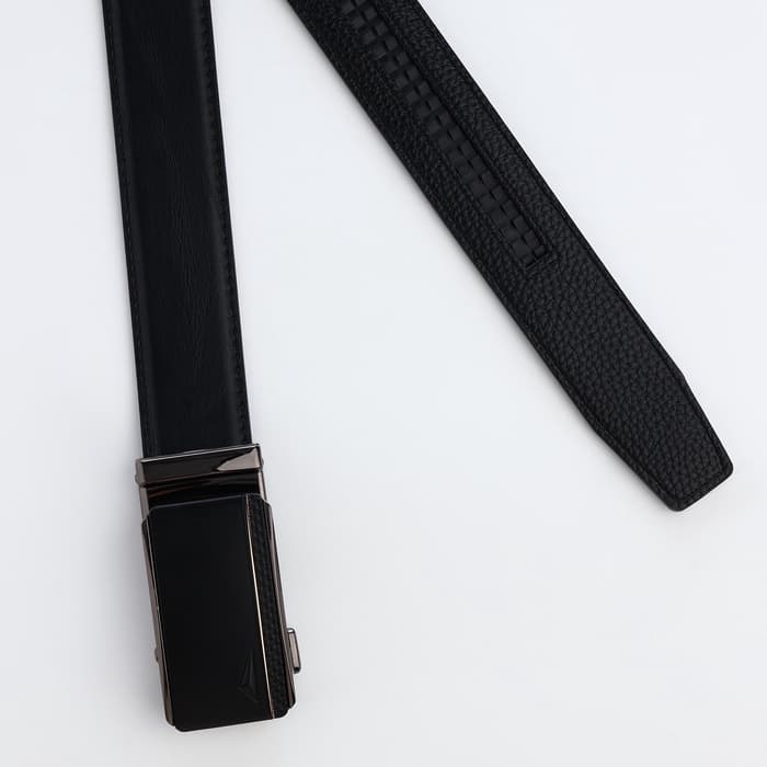 Ремень мужской, ширина 3.6 см, пряжка автомат, чёрный