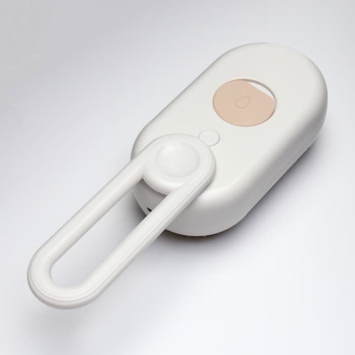 Паровая щетка-расчёска для животных, с USB-зарядкой и выдвижной ручкой, белая