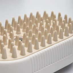 Паровая щетка-расчёска для животных, с USB-зарядкой и выдвижной ручкой, белая