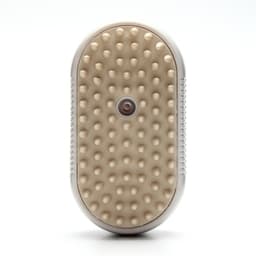 Паровая щетка-расчёска для животных, с USB-зарядкой и выдвижной ручкой, белая