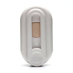 Паровая щетка-расчёска для животных, с USB-зарядкой и выдвижной ручкой, белая