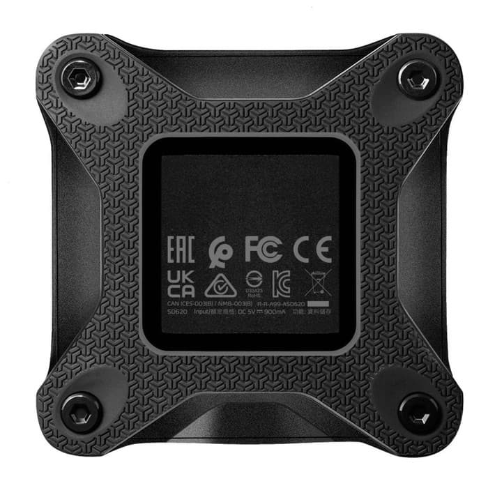 Накопитель SSD A-Data, USB 3.1, 1 TB, SD620-1TCBK, SD620, 2.5", чёрный