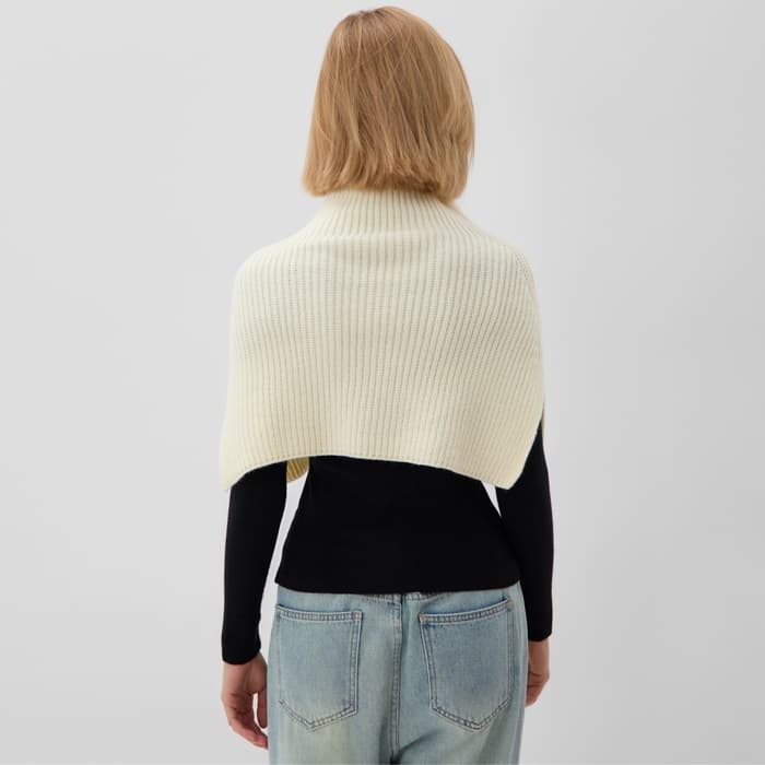 Шарф - манишка женская MINAKU, молочный, размер one size