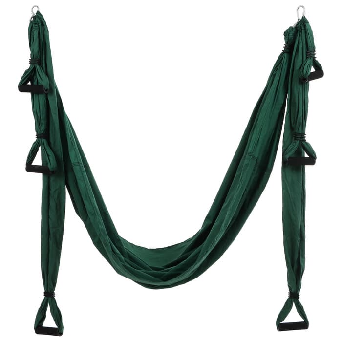 Гамак для йоги Sangh, 250×150 см, цвет зелёный
