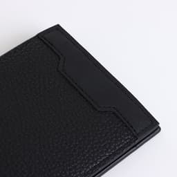 Портмоне мужское, без застёжки, чёрное