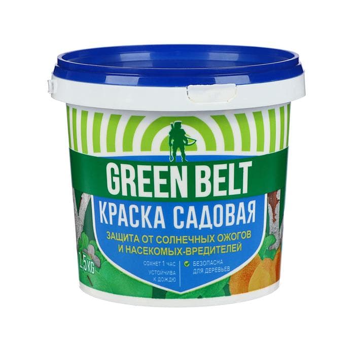 Краска акриловая садовая для деревьев, 1.5 кг