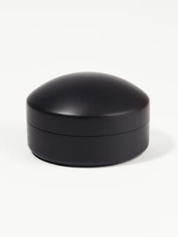 Расчёска массажная, круглая, складная, с зеркалом, d=7.5 см, цвет чёрный