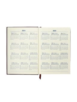 Ежедневник полудатированный «Крокодил», А5, 192 листа, с линейкой, обложка из искусственной кожи, золотой срез, коричневый