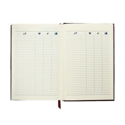 Ежедневник полудатированный «Крокодил», А5, 192 листа, с линейкой, обложка из искусственной кожи, золотой срез, коричневый