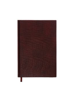 Ежедневник полудатированный «Крокодил», А5, 192 листа, с линейкой, обложка из искусственной кожи, золотой срез, коричневый