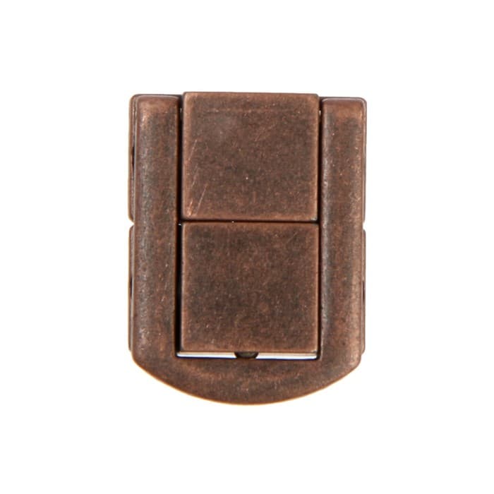 Замок-защелка на ящик ZM01, 3.2×2.5 см, цвет медь, 4 шт. TMP