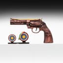 Макет оружия «Сувенирный револьвер», резинкострел, 15 см