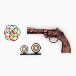 Макет оружия «Сувенирный револьвер», резинкострел, 15 см