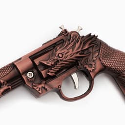 Макет оружия «Сувенирный револьвер», резинкострел, 15 см