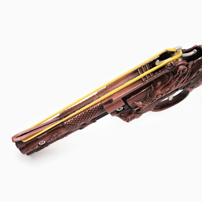 Макет оружия «Сувенирный револьвер», резинкострел, 15 см