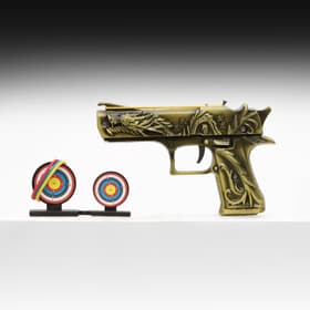 Макет оружия «Сувенирный пистолет», резинкострел, 15 см