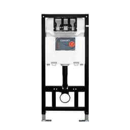 Инсталляция Comforty CF3GT1900-10BL, клавиша управления Comforty CF3BT7912BL, матовая чёрная