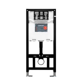 Инсталляция Comforty CF3GT1900-10WH, клавиша управления Comforty CF3BT7912WH, матовая белая