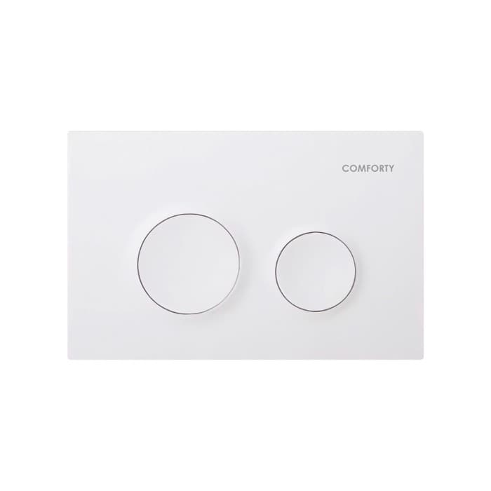 Инсталляция Comforty CF3GT1900-10WH, клавиша управления Comforty CF3BT7912WH, матовая белая