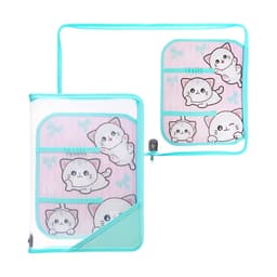 Папка для труда, А4, пластиковая, 23×32.5×2.5 см «Веселые персы»