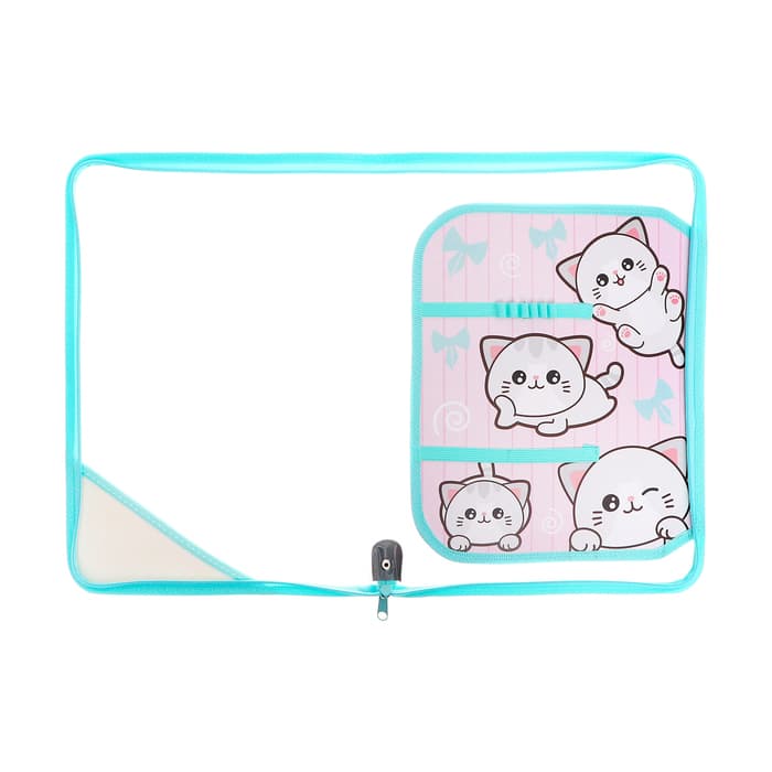 Папка для труда, А4, пластиковая, 23×32.5×2.5 см «Веселые персы»