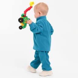 Костюм флисовый детский (джемпер, брюки) MINAKU, рост 92-98 см, цвет аквамарин