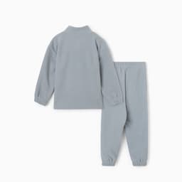 Костюм флисовый детский (джемпер, брюки) MINAKU, рост 80-86 см, серый