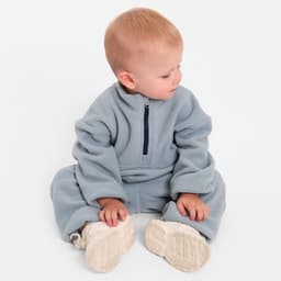 Костюм флисовый детский (джемпер, брюки) MINAKU, рост 80-86 см, серый