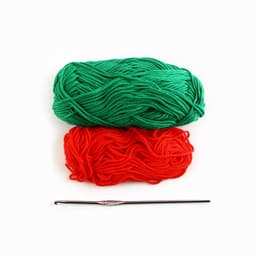 Ёлочная игрушка на новый год своими руками. Набор для вязания «Праздничная ёлка», 9 см, новогодний набор для творчества