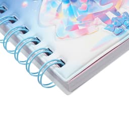 Записная книжка подарочная, на гребне 80 листов, в линейку, обложка ПВХ, 3D Аниме, 10.2×10.5 см