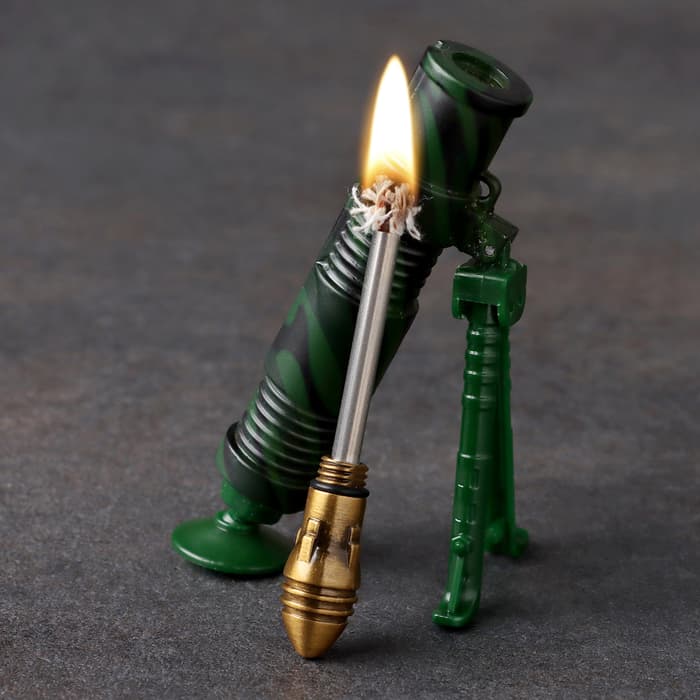 Вечная спичка «Миномет» туристическая, с кольцом