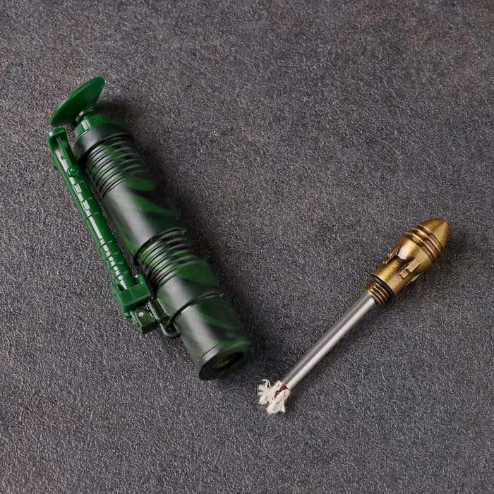 Вечная спичка «Миномет» туристическая, с кольцом